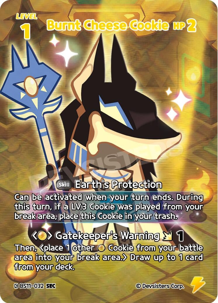 Image for Burnt Cheese Cookie (SEC) (BS11-032) [The Dark Enchantress War] - CookieRun: Braverse TCG