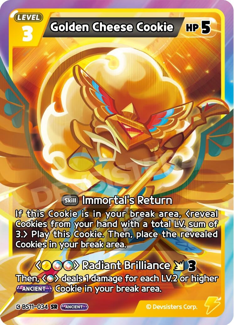Image for Golden Cheese Cookie (BS11-034) [The Dark Enchantress War] - CookieRun: Braverse TCG