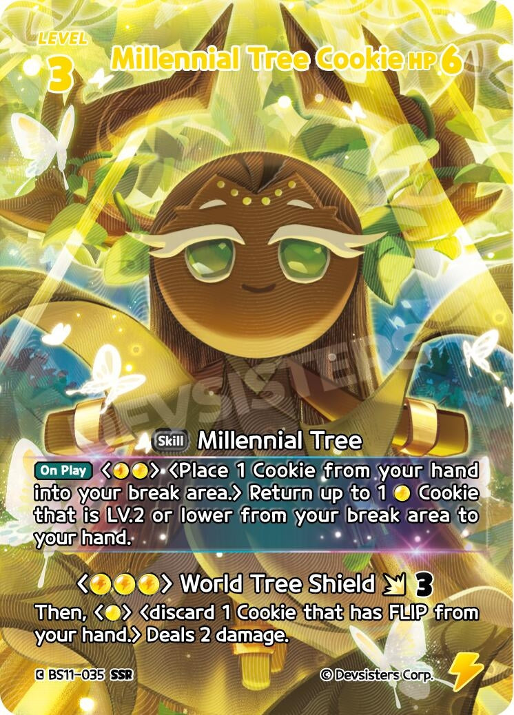 Image for Millennial Tree Cookie (SSR) (BS11-035) [The Dark Enchantress War] - CookieRun: Braverse TCG