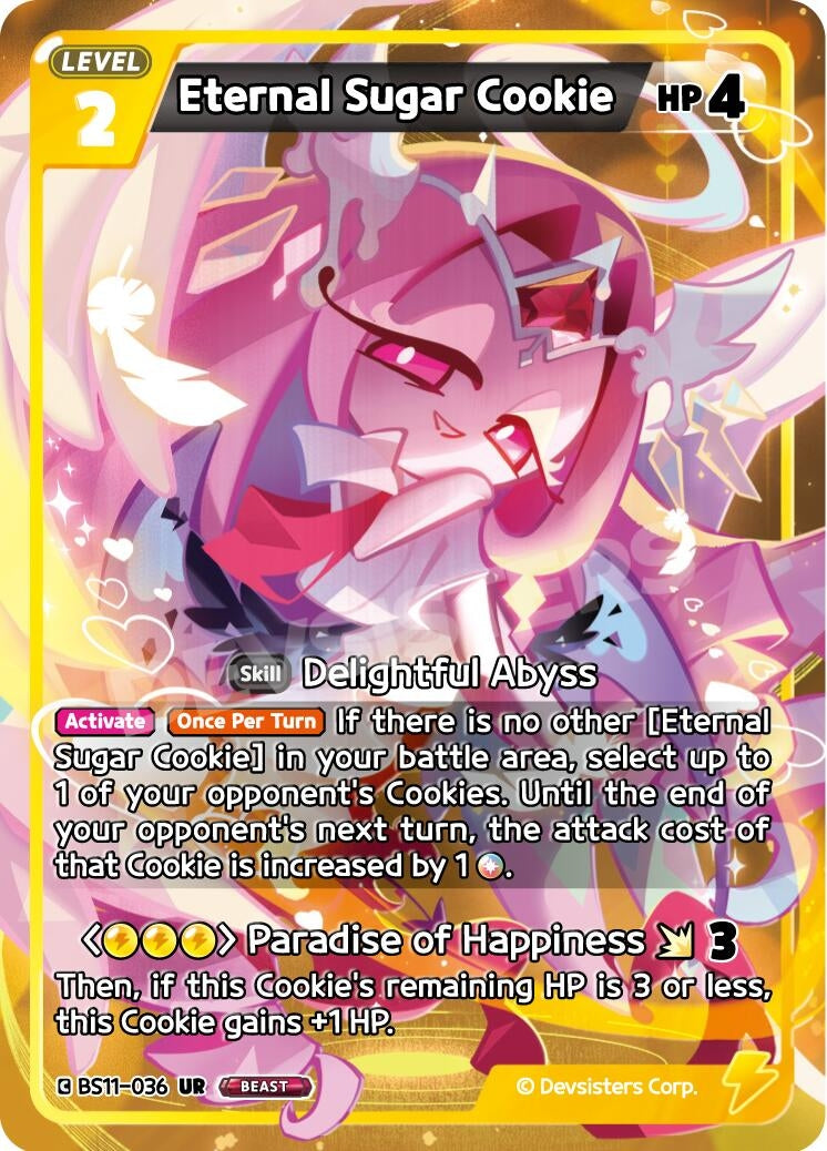 Image for Eternal Sugar Cookie (036) (BS11-036) [The Dark Enchantress War] - CookieRun: Braverse TCG