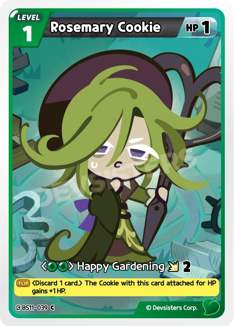 Image for Rosemary Cookie (BS11-039) [The Dark Enchantress War] - CookieRun: Braverse TCG