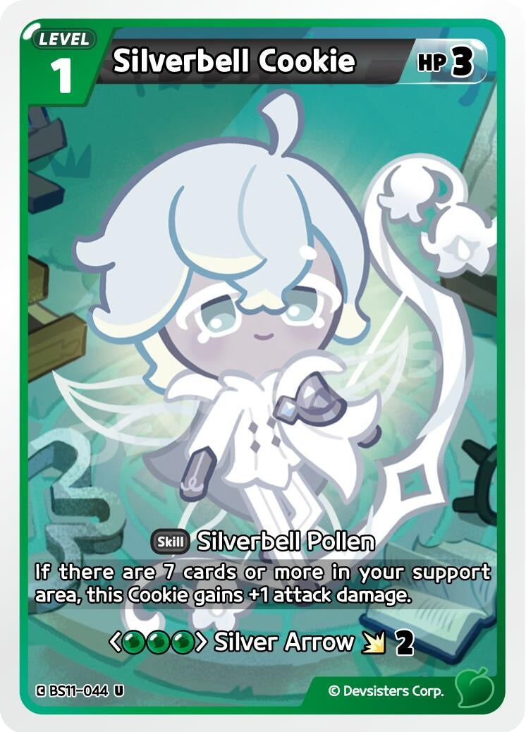 Image for Silverbell Cookie (044) (BS11-044) [The Dark Enchantress War] - CookieRun: Braverse TCG