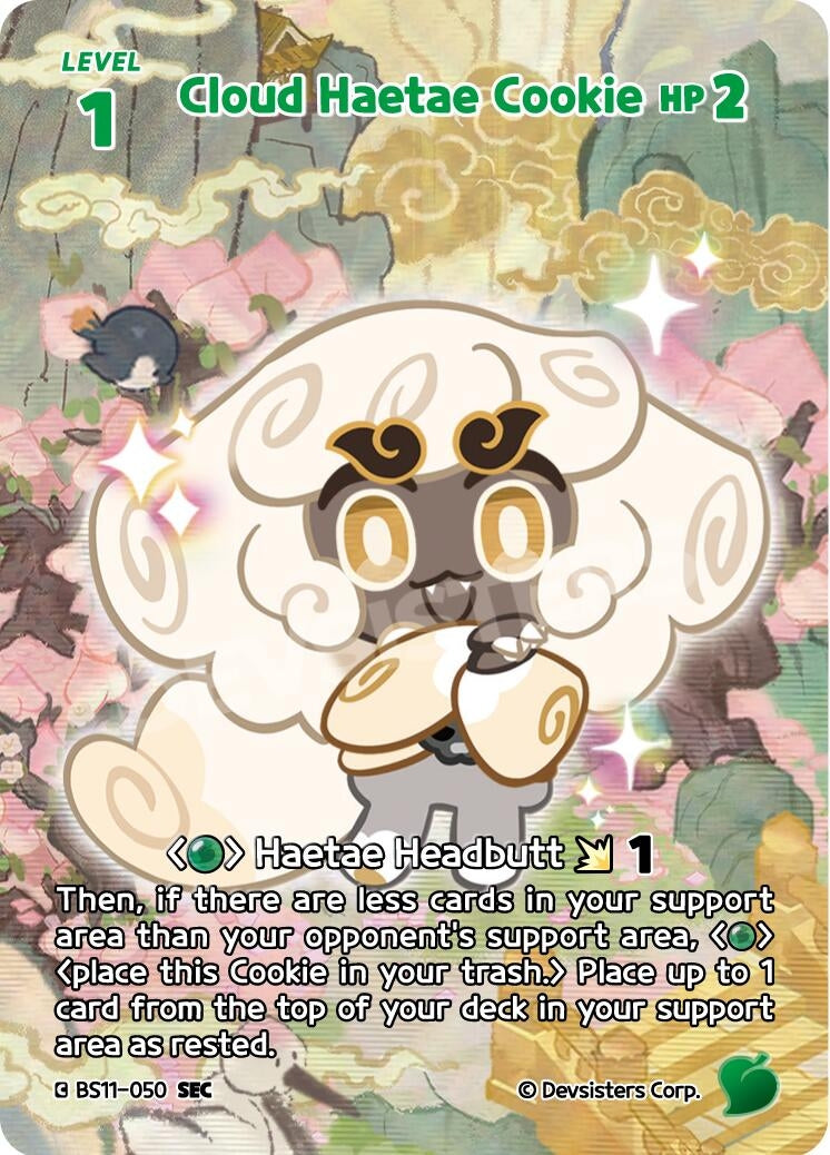 Image for Cloud Haetae Cookie (SEC) (BS11-050) [The Dark Enchantress War] - CookieRun: Braverse TCG