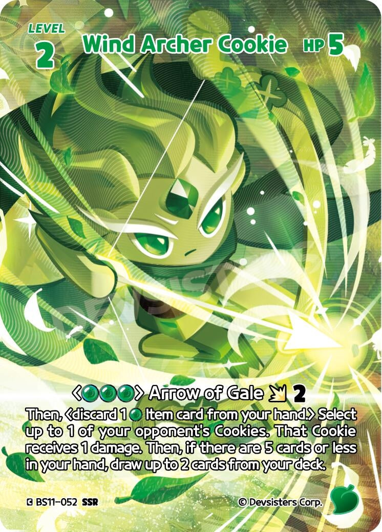 Image for Wind Archer Cookie (SSR) (BS11-052) [The Dark Enchantress War] - CookieRun: Braverse TCG