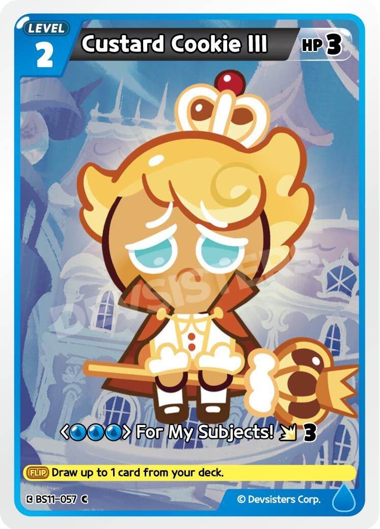 Image for Custard Cookie III (057) (BS11-057) [The Dark Enchantress War] - CookieRun: Braverse TCG