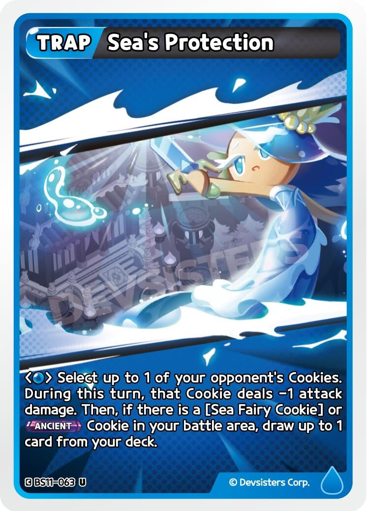Image for Sea's Protection (BS11-063) [The Dark Enchantress War] - CookieRun: Braverse TCG