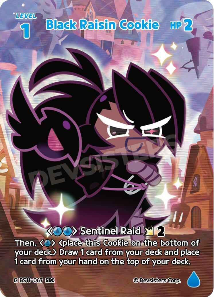 Image for Black Raisin Cookie (SEC) (BS11-067) [The Dark Enchantress War] - CookieRun: Braverse TCG