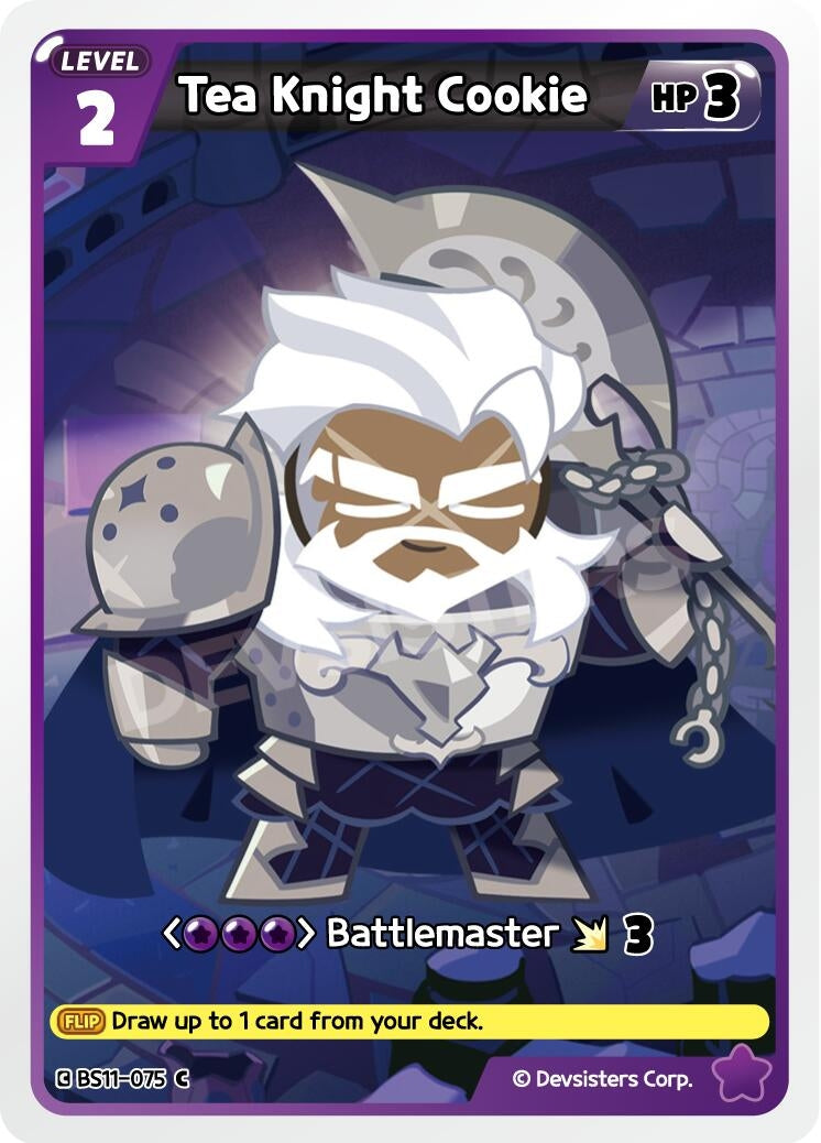 Image for Tea Knight Cookie (BS11-075) [The Dark Enchantress War] - CookieRun: Braverse TCG
