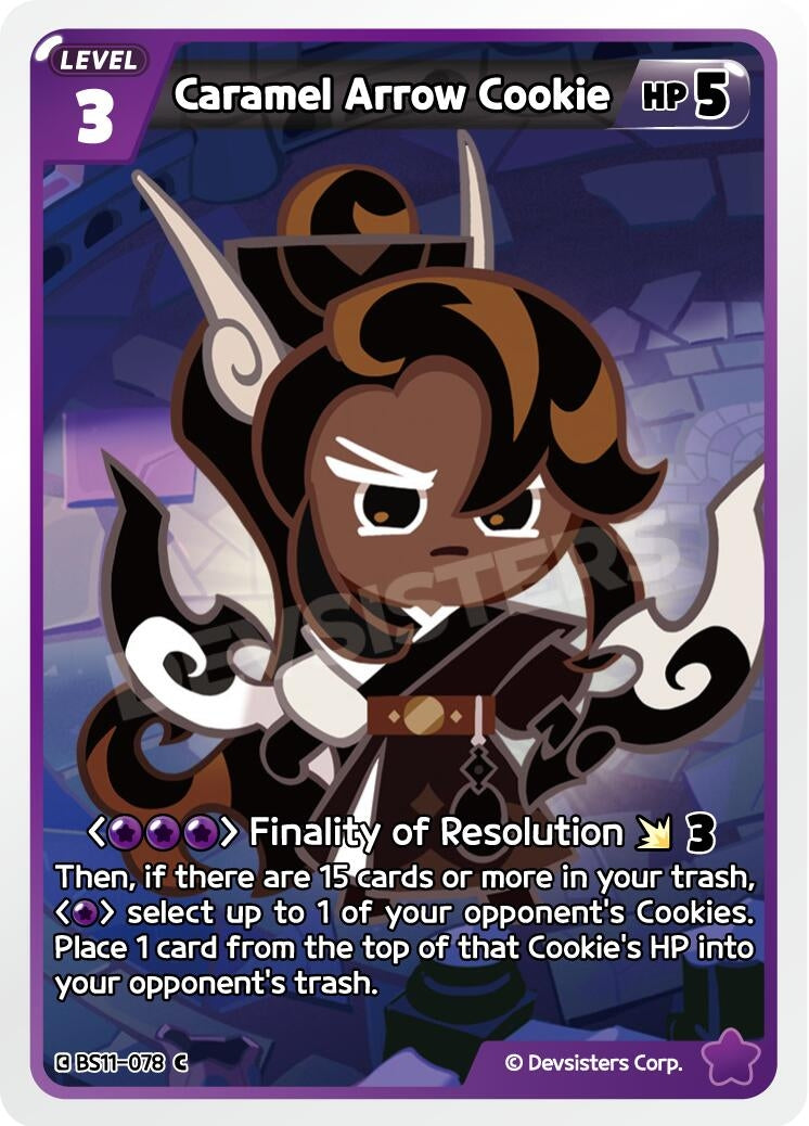 Image for Caramel Arrow Cookie (BS11-078) [The Dark Enchantress War] - CookieRun: Braverse TCG
