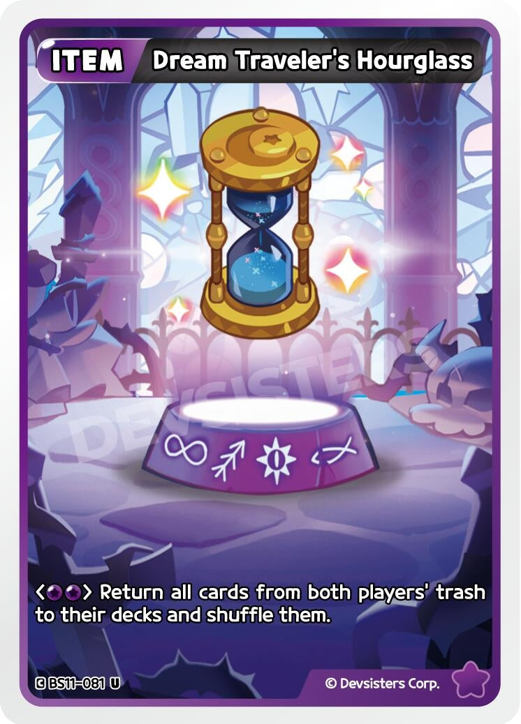 Image for Dream Traveler's Hourglass (BS11-081) [The Dark Enchantress War] - CookieRun: Braverse TCG