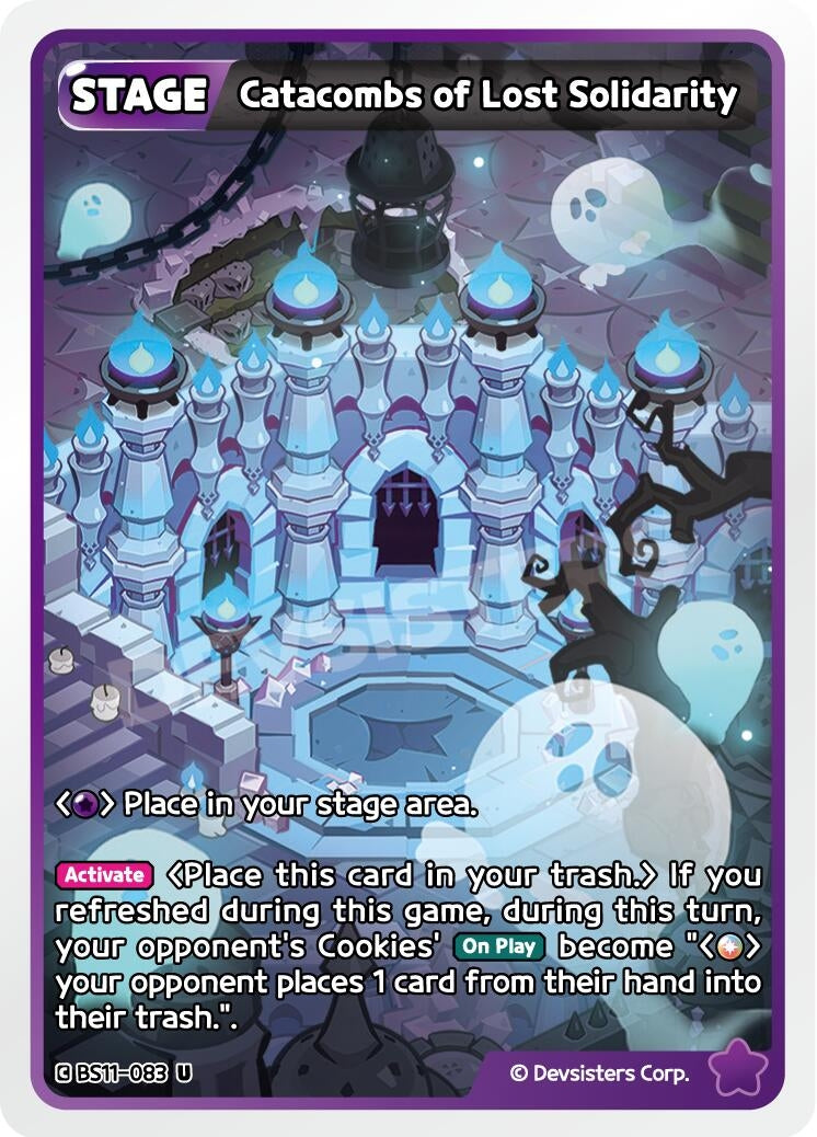 Image for Catacombs of Lost Solidarity (BS11-083) [The Dark Enchantress War] - CookieRun: Braverse TCG