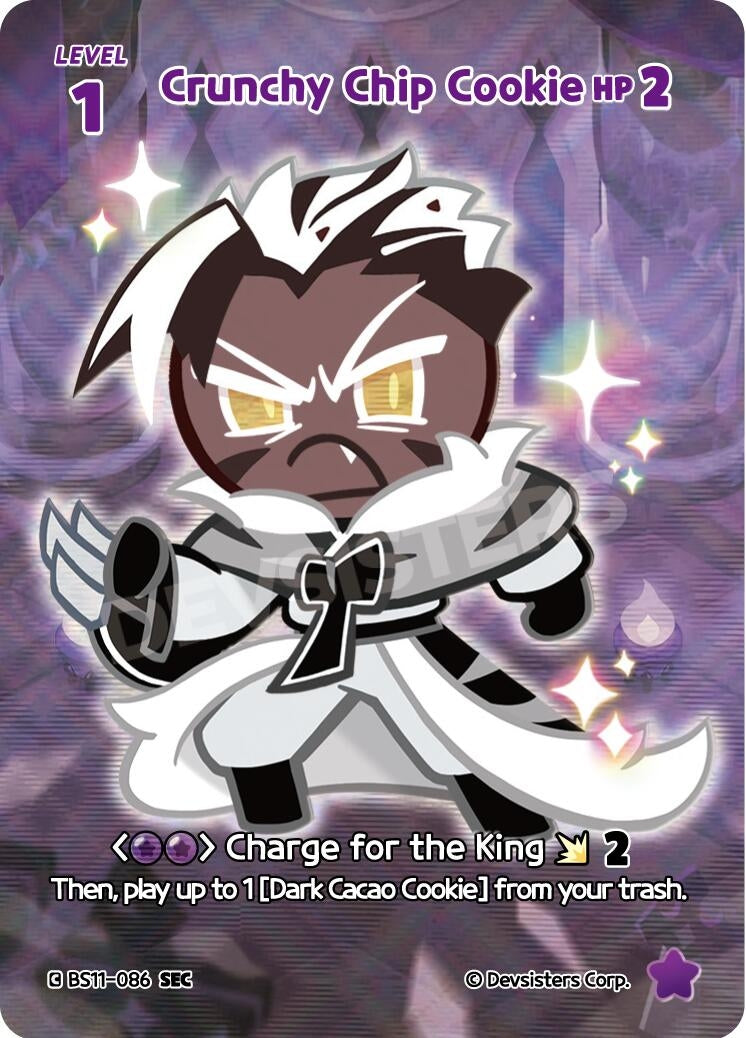 Image for Crunchy Chip Cookie (SEC) (BS11-086) [The Dark Enchantress War] - CookieRun: Braverse TCG
