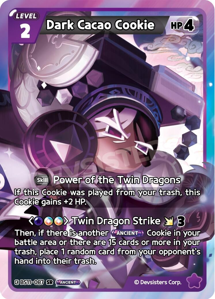 Image for Dark Cacao Cookie (BS11-087) [The Dark Enchantress War] - CookieRun: Braverse TCG