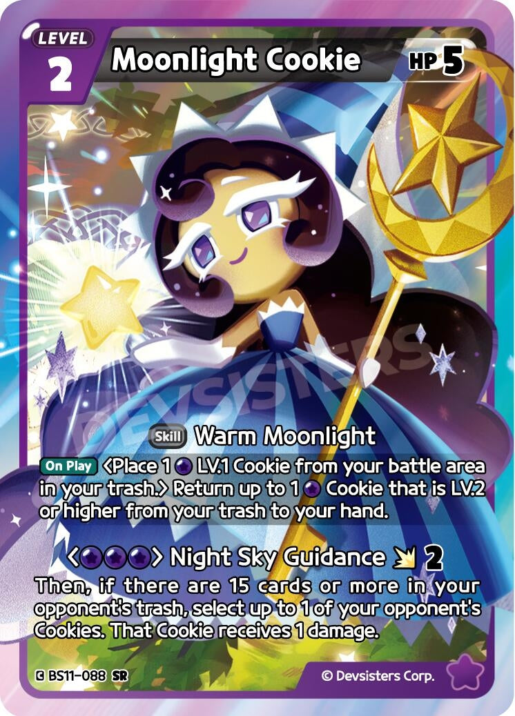 Image for Moonlight Cookie (BS11-088) [The Dark Enchantress War] - CookieRun: Braverse TCG
