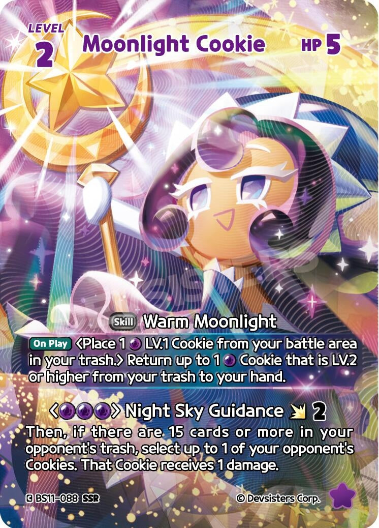 Image for Moonlight Cookie (SSR) (BS11-088) [The Dark Enchantress War] - CookieRun: Braverse TCG