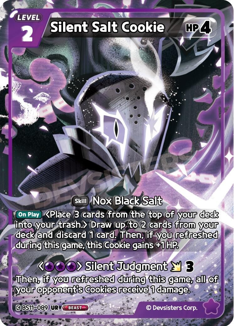 Image for Silent Salt Cookie (089) (BS11-089) [The Dark Enchantress War] - CookieRun: Braverse TCG
