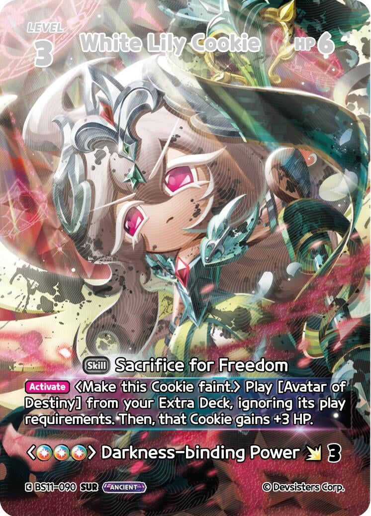 Image for White Lily Cookie (090) (SUR) (BS11-090) [The Dark Enchantress War] - CookieRun: Braverse TCG