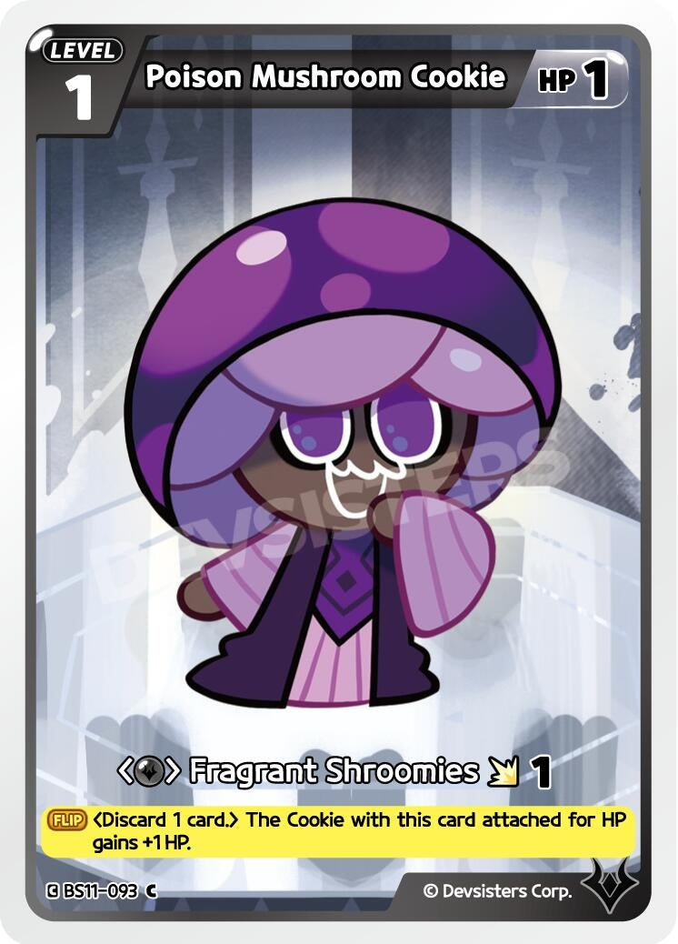 Image for Poison Mushroom Cookie (BS11-093) [The Dark Enchantress War] - CookieRun: Braverse TCG