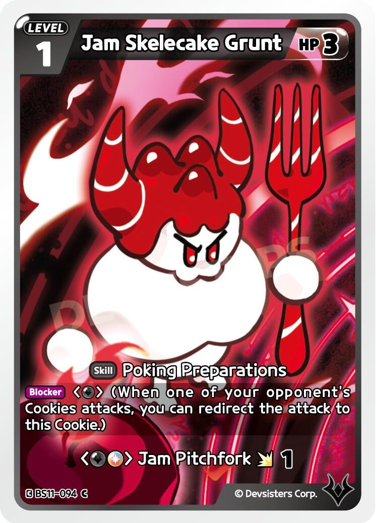 Image for Jam Skelecake Grunt (BS11-094) [The Dark Enchantress War] - CookieRun: Braverse TCG