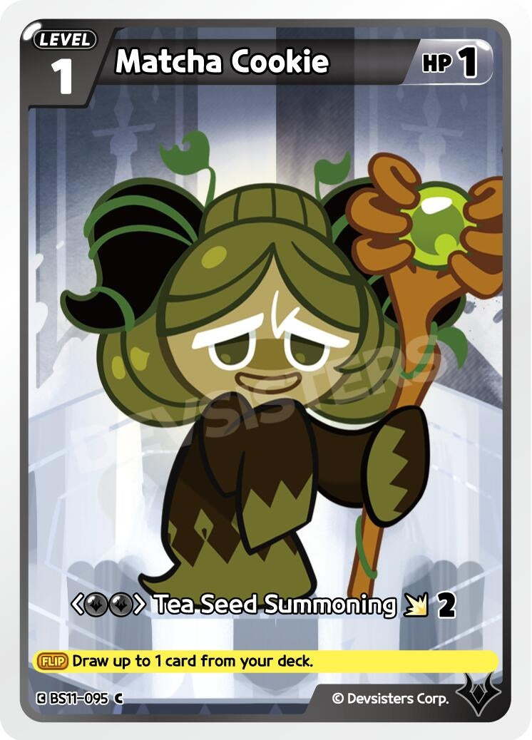Image for Matcha Cookie (BS11-095) [The Dark Enchantress War] - CookieRun: Braverse TCG