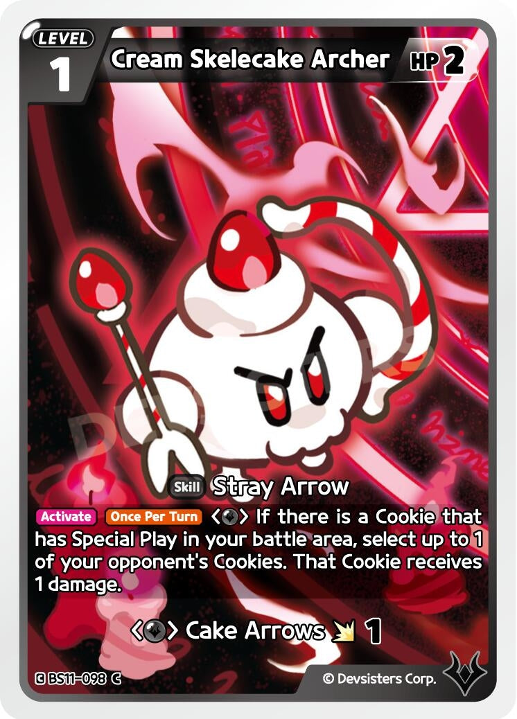 Image for Cream Skelecake Archer (BS11-098) [The Dark Enchantress War] - CookieRun: Braverse TCG