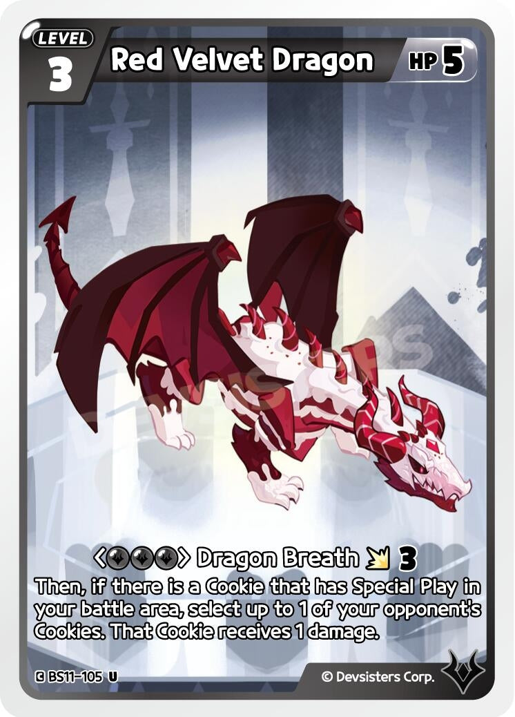 Image for Red Velvet Dragon (BS11-105) [The Dark Enchantress War] - CookieRun: Braverse TCG