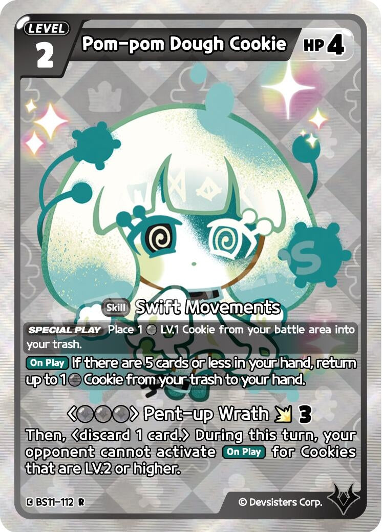 Image for Pom-pom Dough Cookie (BS11-112) [The Dark Enchantress War] - CookieRun: Braverse TCG