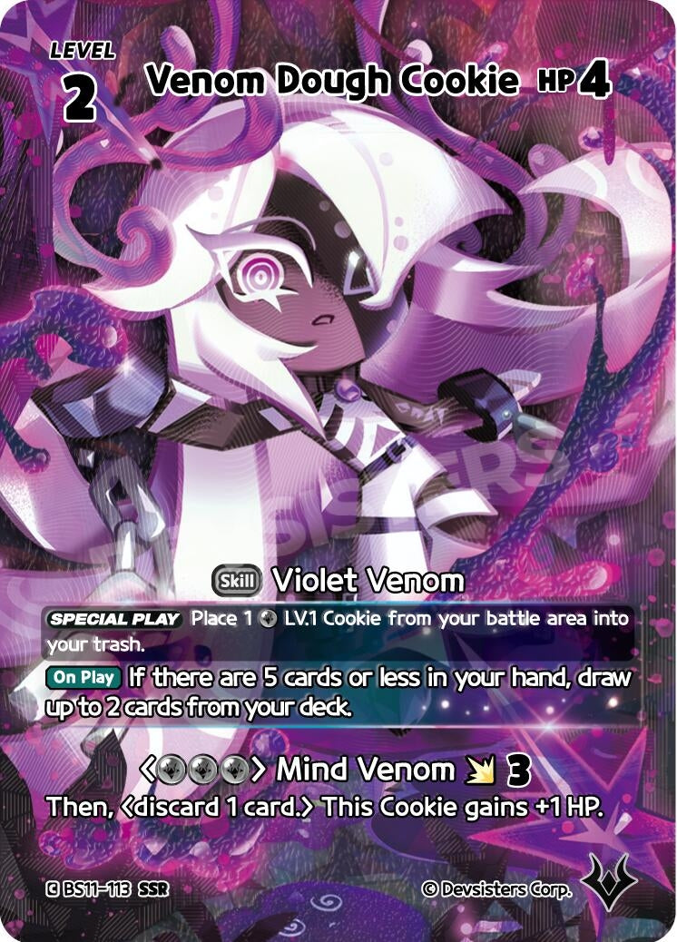 Image for Venom Dough Cookie (SSR) (BS11-113) [The Dark Enchantress War] - CookieRun: Braverse TCG