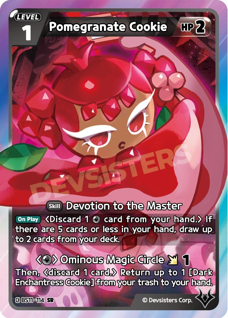 Image for Pomegranate Cookie (BS11-114) [The Dark Enchantress War] - CookieRun: Braverse TCG