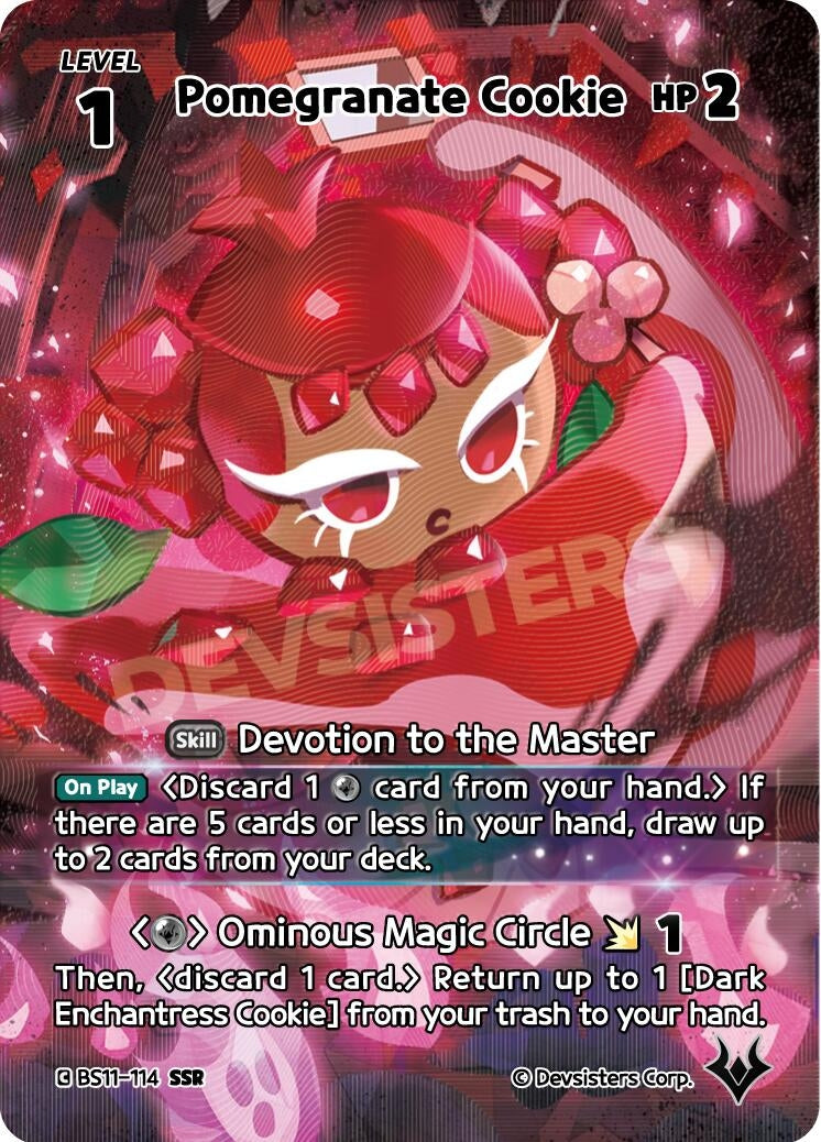 Image for Pomegranate Cookie (SSR) (BS11-114) [The Dark Enchantress War] - CookieRun: Braverse TCG