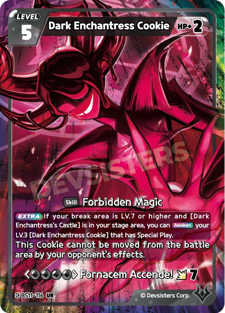 Image for Dark Enchantress Cookie (116) (BS11-116) [The Dark Enchantress War] - CookieRun: Braverse TCG