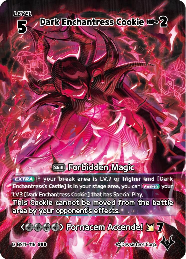 Image for Dark Enchantress Cookie (116) (SUR) (BS11-116) [The Dark Enchantress War] - CookieRun: Braverse TCG