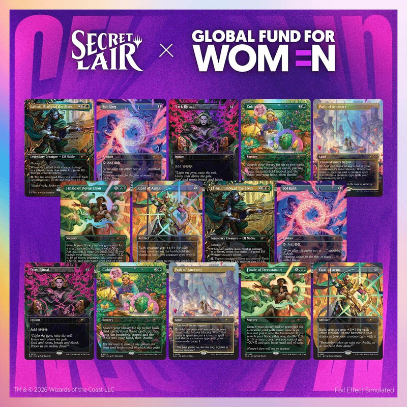 Secret Lair Drop: Secret Lair x Global Fund for Women Together Across The Multiverse Bundle