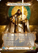 Ser Boltyn, Breaker of Dawn (Marvel) [CON005] (Promo)  Cold Foil
