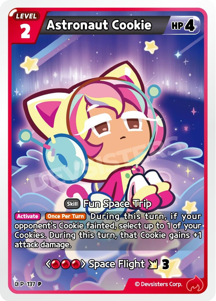 Image for Astronaut Cookie (P-137) [Promotion Cards] - CookieRun: Braverse TCG