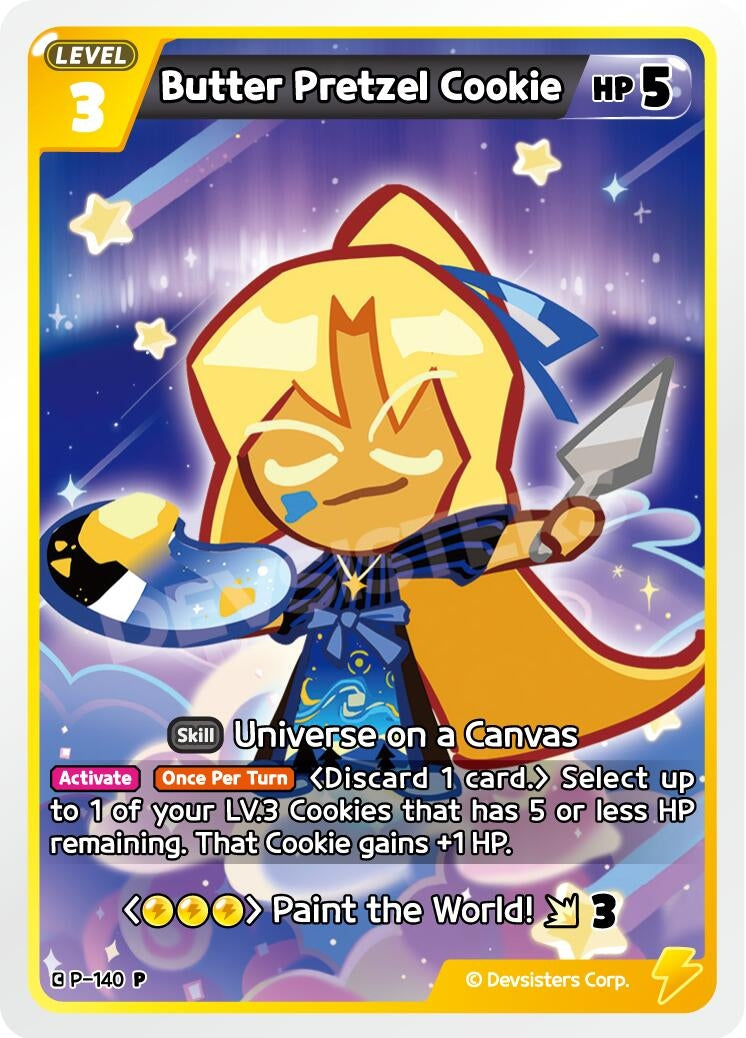 Image for Butter Pretzel Cookie (P-140) [Promotion Cards] - CookieRun: Braverse TCG