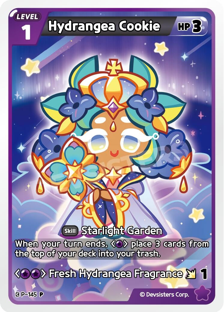 Image for Hydrangea Cookie (P-145) [Promotion Cards] - CookieRun: Braverse TCG
