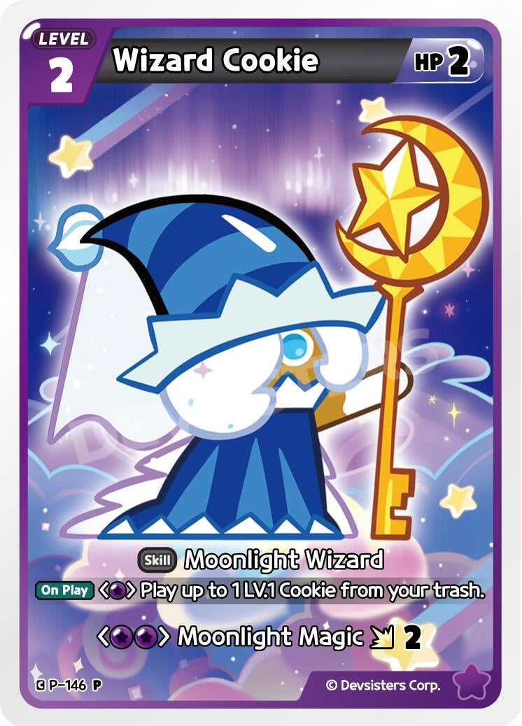 Image for Wizard Cookie (P-146) [Promotion Cards] - CookieRun: Braverse TCG