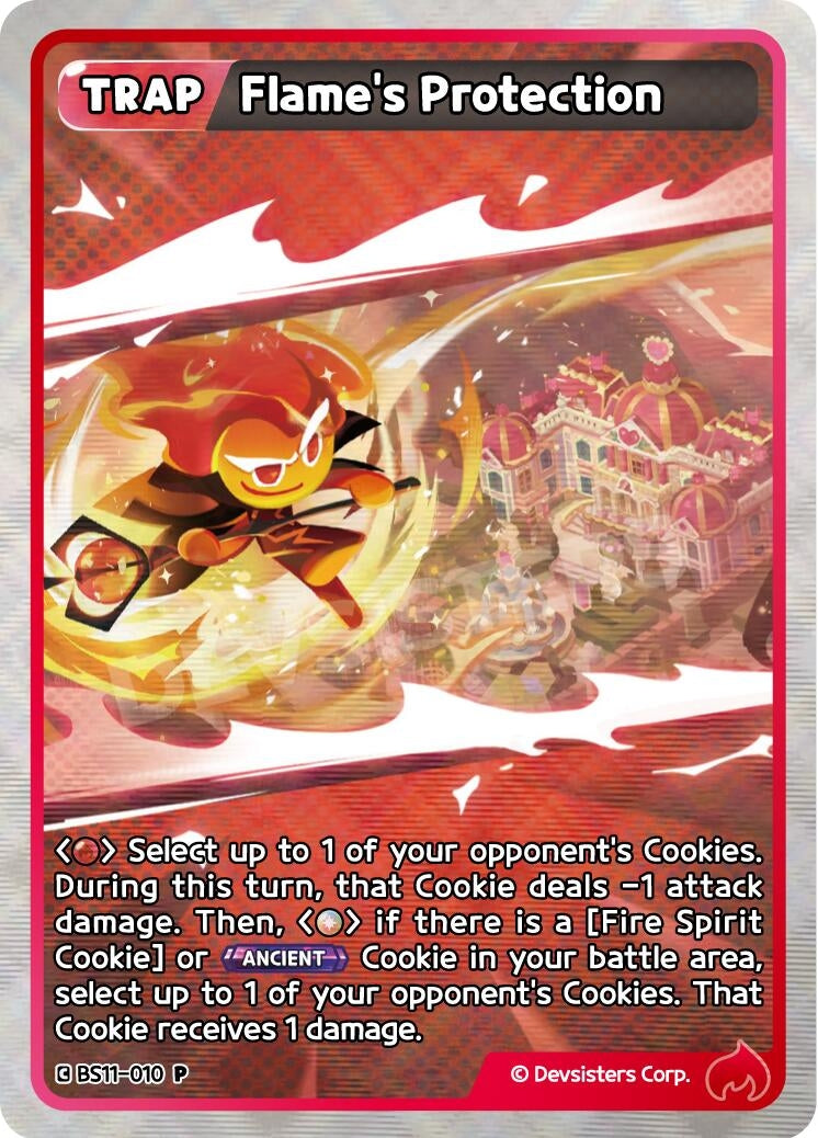 Image for Flame's Protection (BS11-010) [Promotion Cards] - CookieRun: Braverse TCG