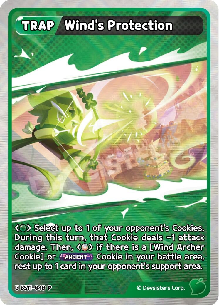 Image for Wind's Protection (BS11-048) [Promotion Cards] - CookieRun: Braverse TCG