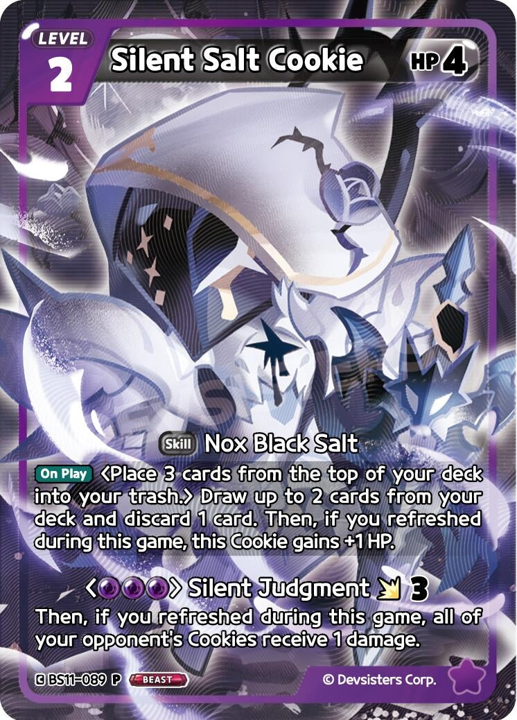 Image for Silent Salt Cookie (BS11-089) [Promotion Cards] - CookieRun: Braverse TCG