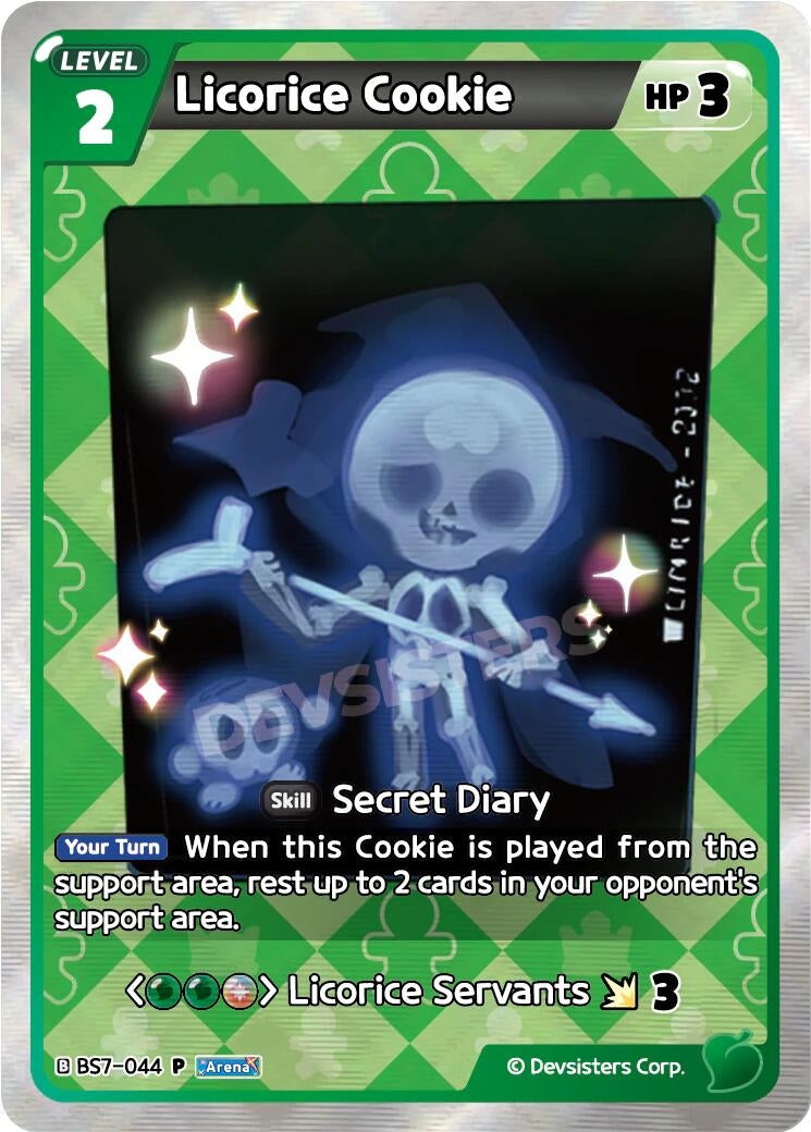 Image for Licorice Cookie (BS11 Release Event) (BS7-044) [Promotion Cards] - CookieRun: Braverse TCG