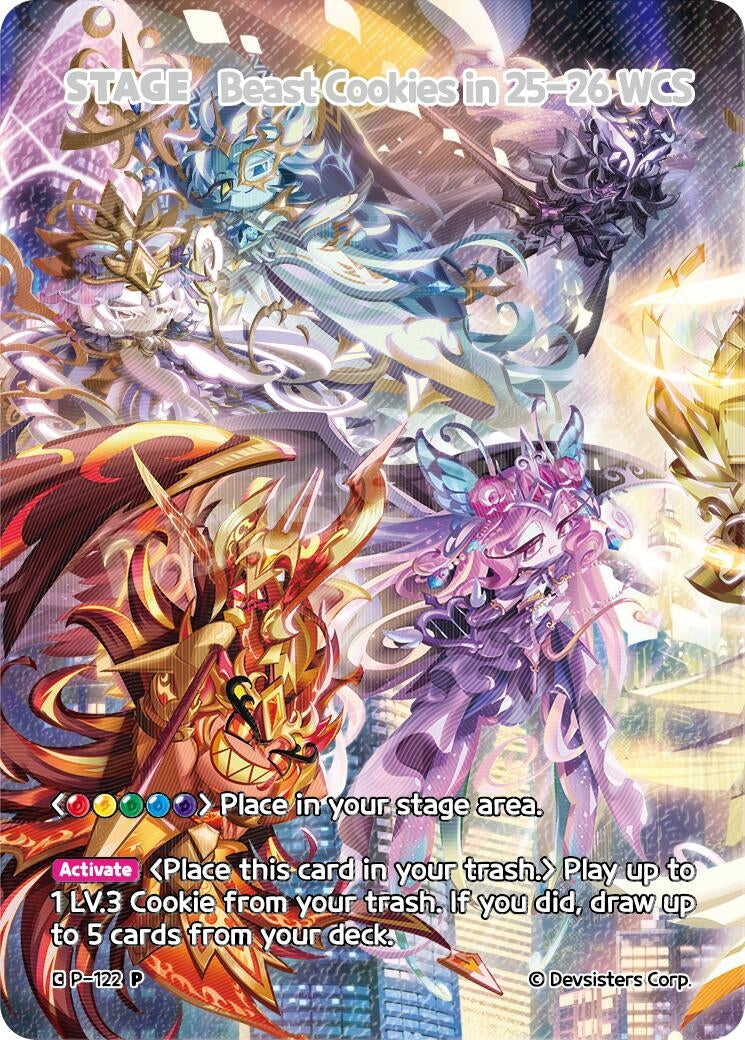 Image for Beast Cookies in 25-26 WCS (P-122) [Promotion Cards] - CookieRun: Braverse TCG