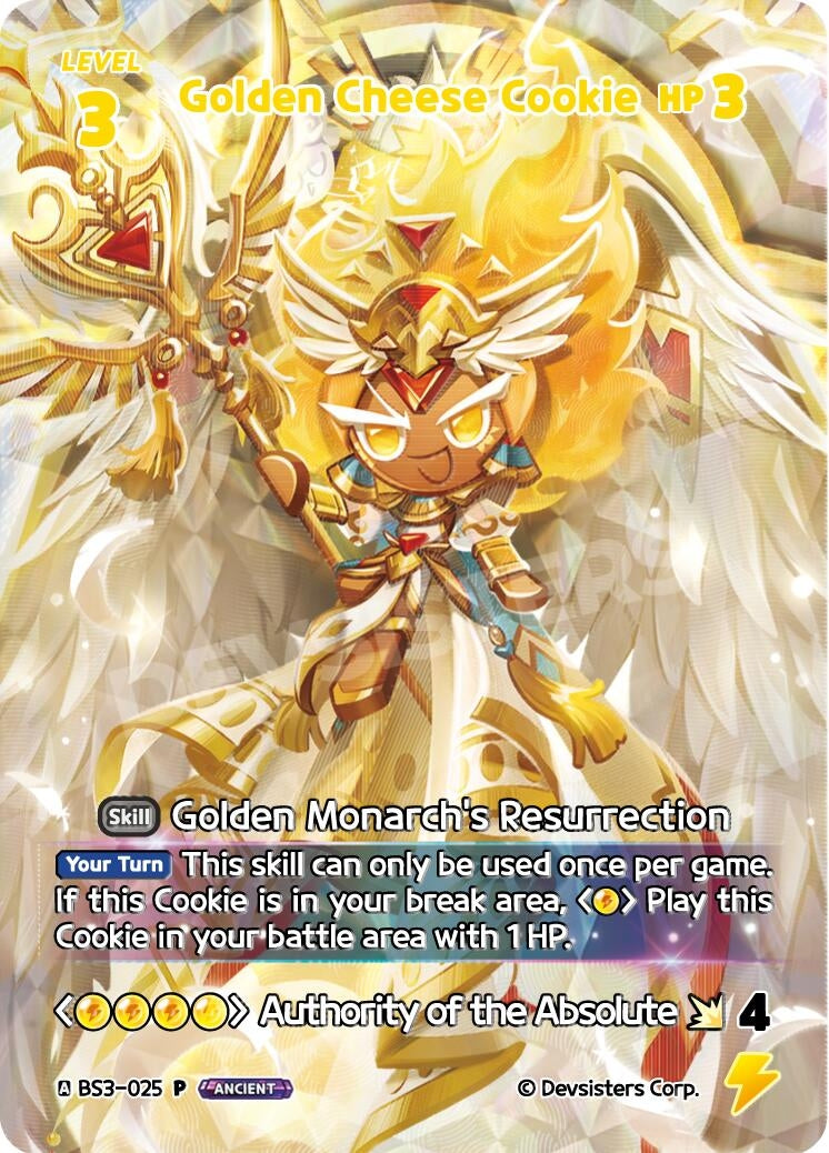 Image for Golden Cheese Cookie (WCS) (BS3-025) [Promotion Cards] - CookieRun: Braverse TCG