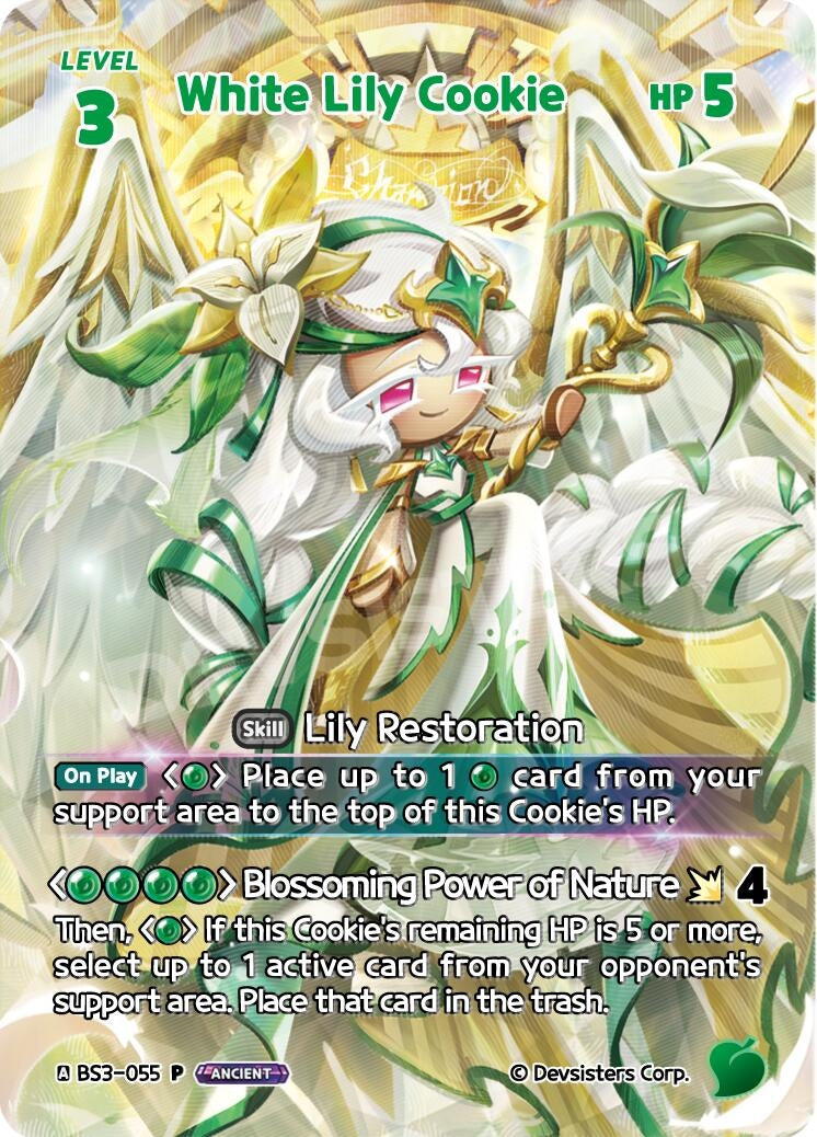 Image for White Lily Cookie (WCS) (BS3-055) [Promotion Cards] - CookieRun: Braverse TCG