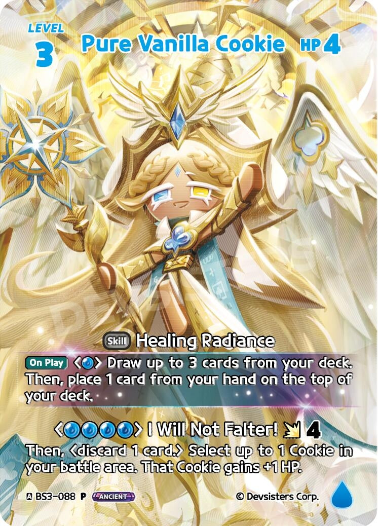 Image for Pure Vanilla Cookie (WCS) (BS3-088) [Promotion Cards] - CookieRun: Braverse TCG