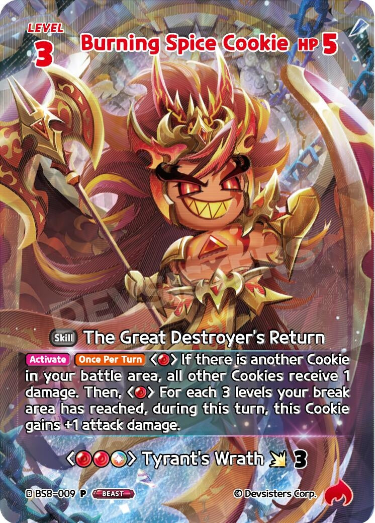Image for Burning Spice Cookie (WCS) (BS8-009) [Promotion Cards] - CookieRun: Braverse TCG