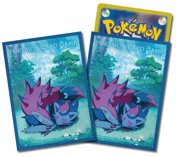Card Sleeves - Zorua & Zoroark Goodnight (64-Pack) (Pokemon Center Japan)