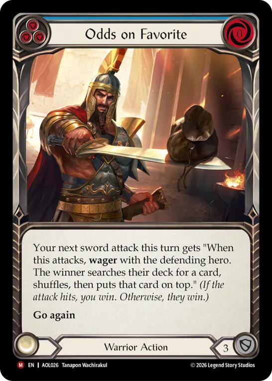 Odds on Favorite [AOL026] (Armory Deck: Olympia, Prized Fighter)  Rainbow Foil