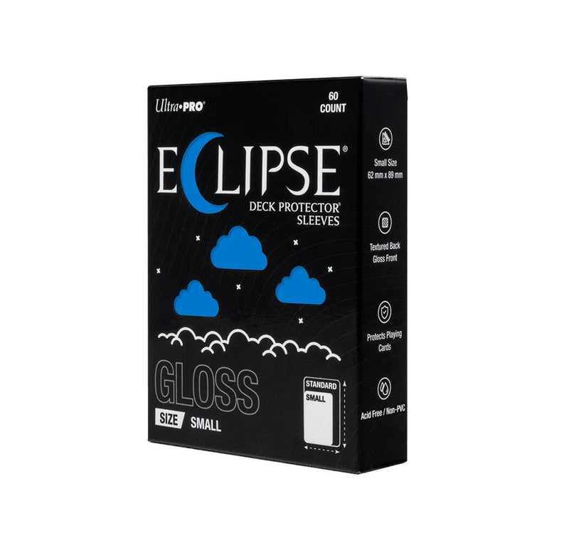 Ultra PRO: Small 60ct Sleeves - Eclipse Gloss (Pacific Blue) (Modern Logo)